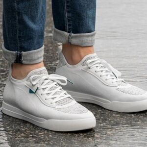 Vessi Weekend Sneaker in Marble White Womens 10